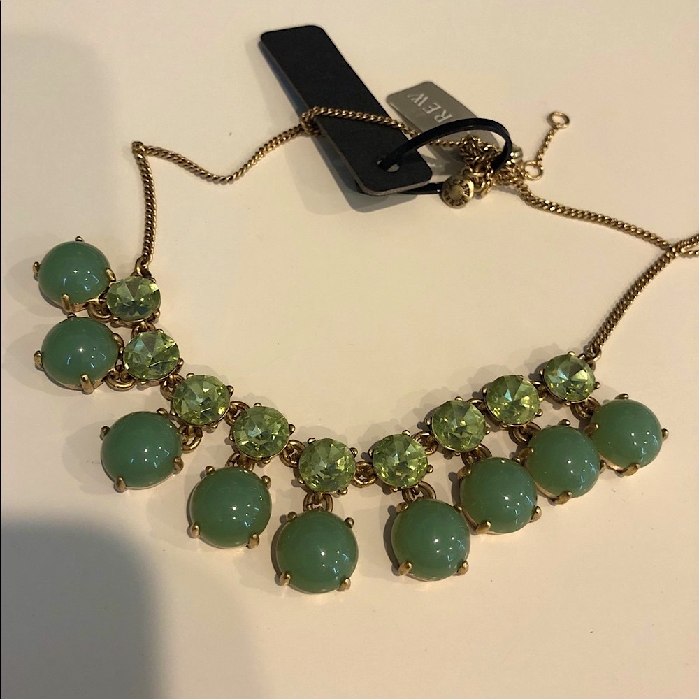 NWT J Crew necklace green jewelry gift